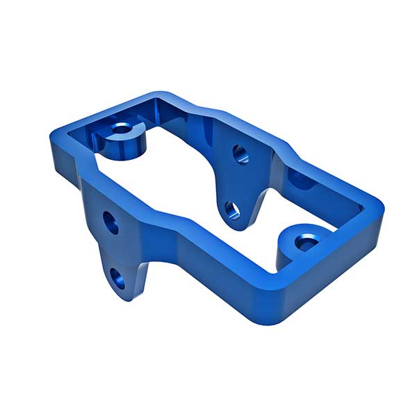 Traxxas Support de servo anodise bleu – TRX-4M 9739-BLUE – Image 1