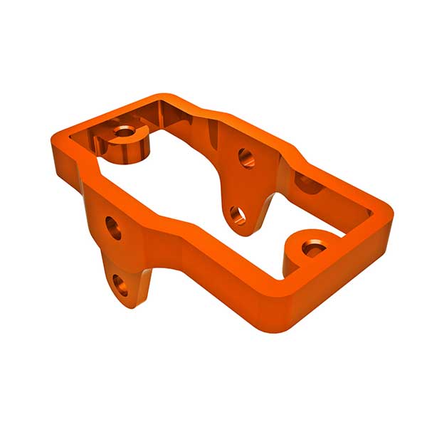 Traxxas Support de servo anodise orange – TRX-4M 9739-ORNG – Image 1