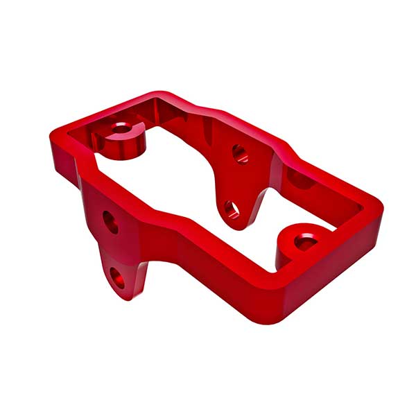 Traxxas Support de servo anodise rouge – TRX-4M 9739-RED – Image 1