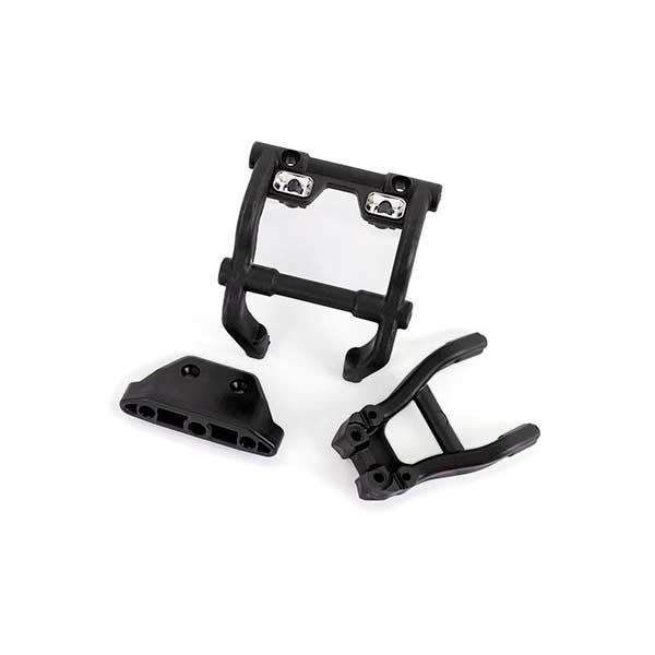Traxxas Support de wheelie bar +plaque de protection pour stampede 4x4 6777X
