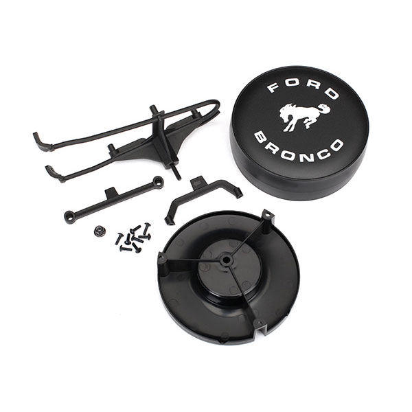 Traxxas Support et capot de roue de secours 8074