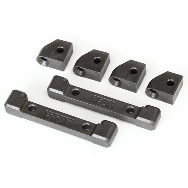 Traxxas Supports (2) + cales d&rsquo;axes (4) de triangles avant / arrière 8334