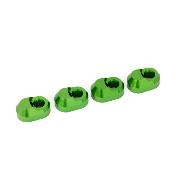Traxxas Supports de triangle anodises verts (4) 7743-GRN – Image 1