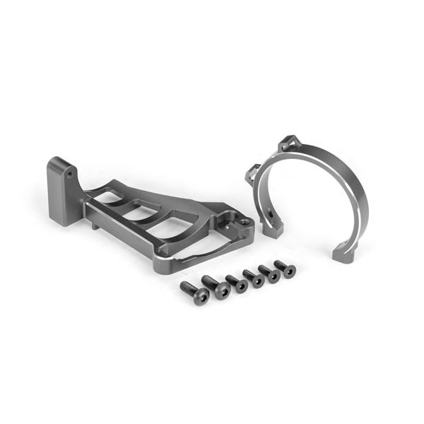 Traxxas Supports moteur alu anodises gris pour moteur 3483 10262-GRAY – Image 1