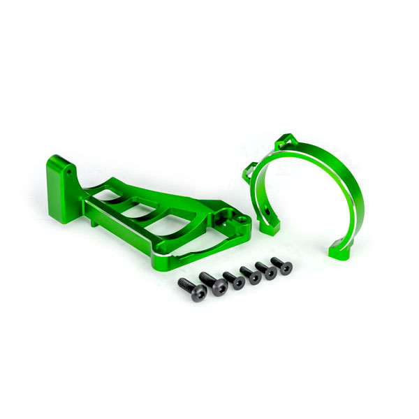 Traxxas Supports moteur alu anodises verts pour moteur 3483 10262-GRN – Image 1