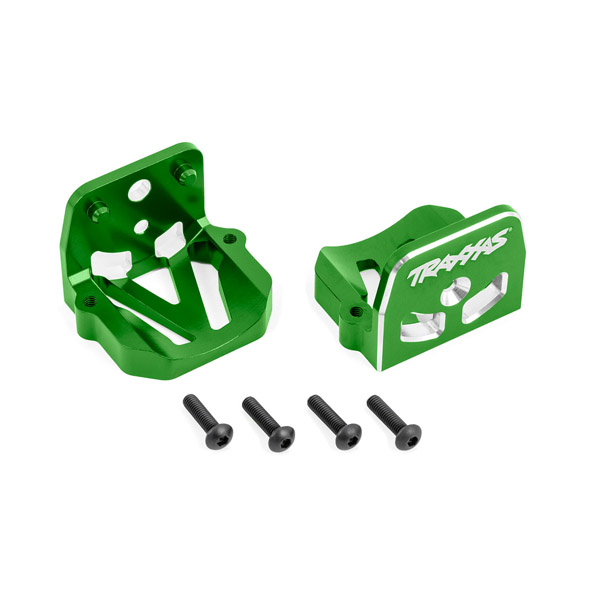 Traxxas Supports moteur avant/arrière anodisés verts – X-Maxx/XRT 7760-GRN