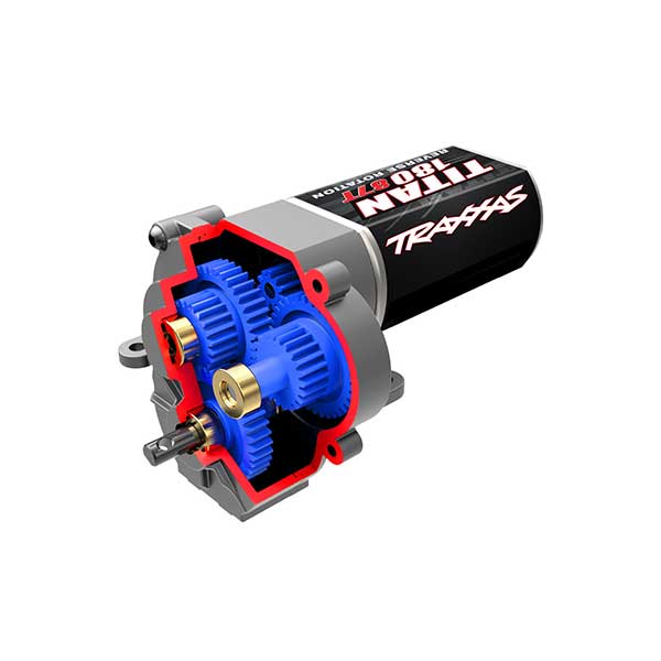 Traxxas Transmission complete + moteur – grande vitesse 9.7 : 1 – TRX-4M 9791X – Image 1