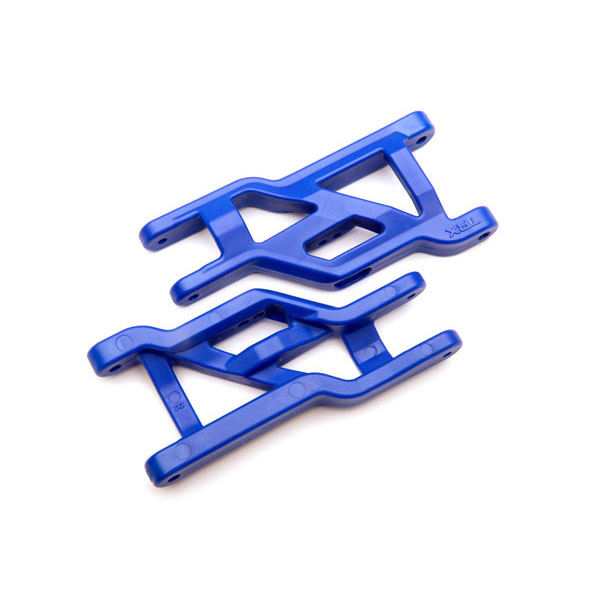 Traxxas Triangles de suspension avant bleus (2) 3631A