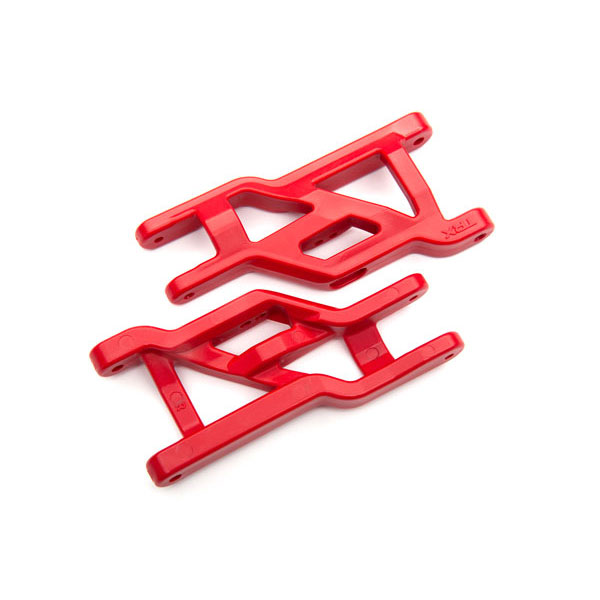 Traxxas Triangles de suspension avant rouges (2) 3631R