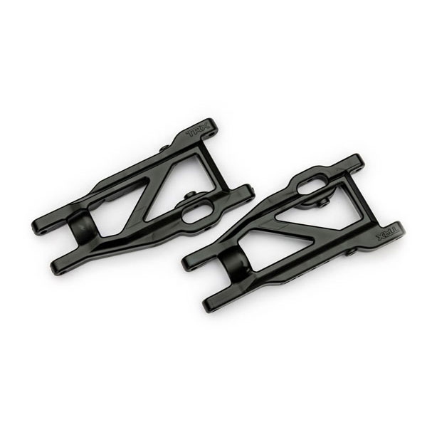 Traxxas Triangles de suspension inférieur av / ar hd noirs (x2) 3655-BLK