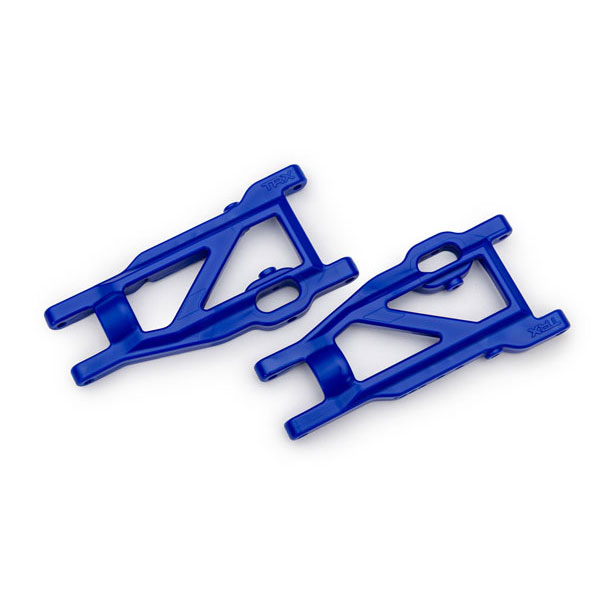 Traxxas Triangles de suspension inférieur av / ar hd noirs (x2) 3655-BLUE
