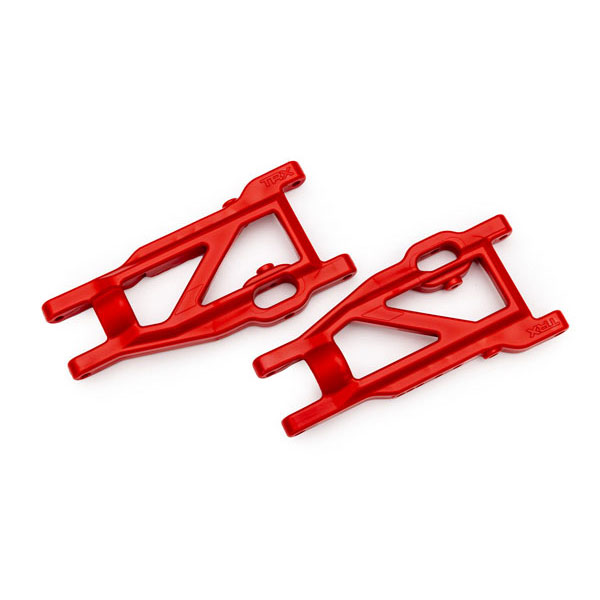 Traxxas Triangles de suspension inférieur av / ar hd noirs (x2) 3655-RED