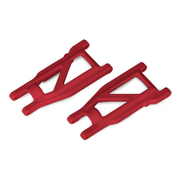 Traxxas Triangles de suspension inférieur av / ar renforcé rouge 3655L