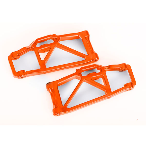 Traxxas Triangles de suspension inferieur gauche et droit oranges (x2) 10230-ORNG – Image 1