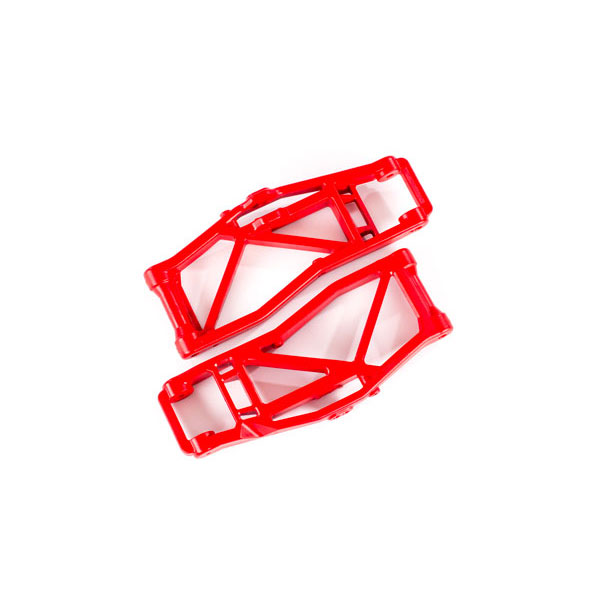 Traxxas Triangles de suspension inférieur large rouge – Maxx 8999R