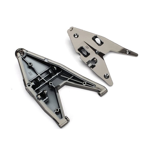 Traxxas Triangles de suspension inférieure droit – satin chrome 8532X