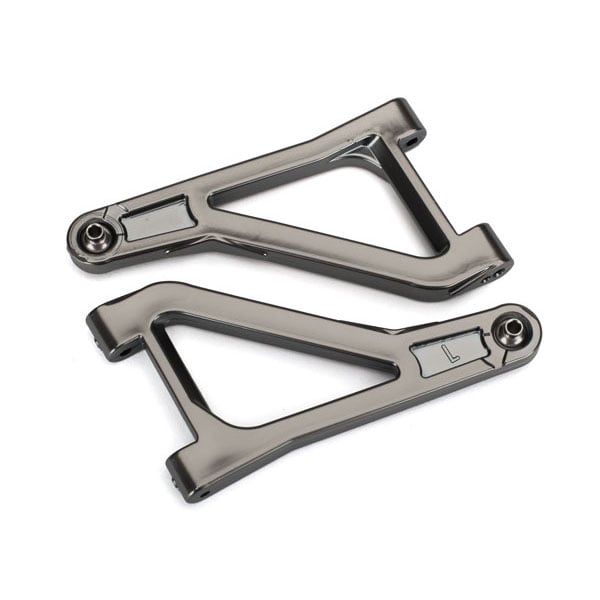 Traxxas Triangles de suspension supérieur gauche & droit – satin chrome 8531X