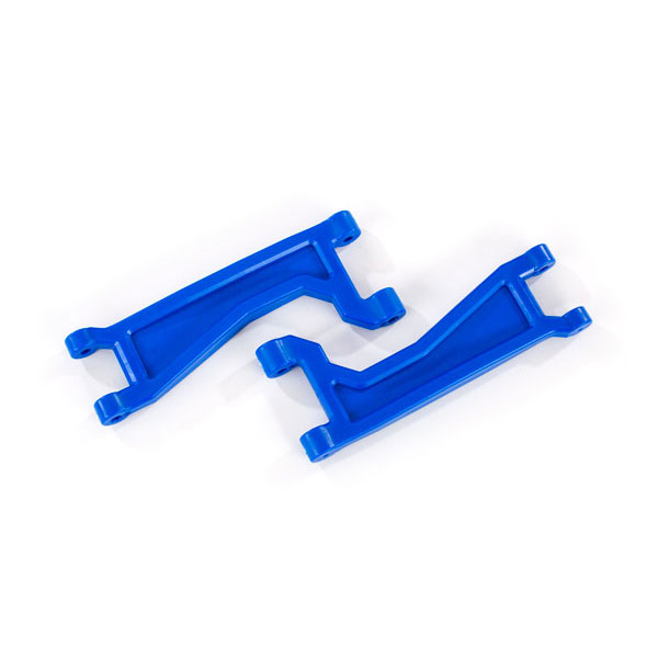 Traxxas Triangles de suspension supérieur large bleu – Maxx 8998X