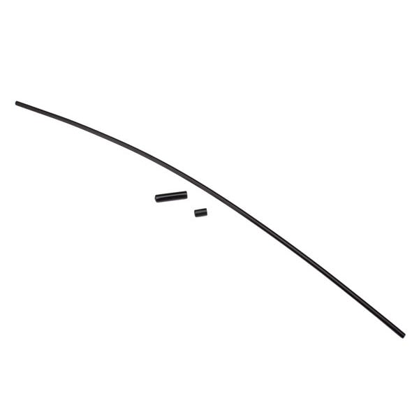 Traxxas Tube d’antenne noir + bouchon d’antenne + support 1726A – Image 1