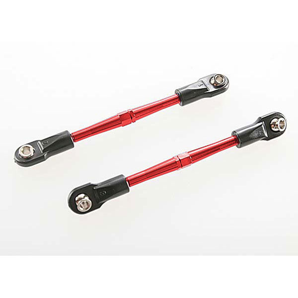 Traxxas Turnbuckles, aluminum (red-anodized), toe links, 59 mm (2) (assembled 3139X