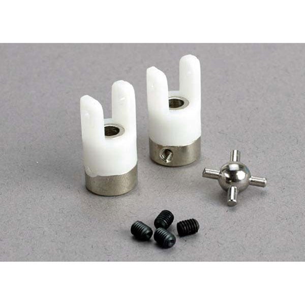 Traxxas U- joints (2) / 3 mm set screws (4) 1539 – Image 1
