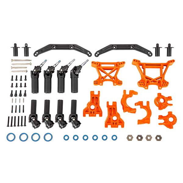 Traxxas Upgrade kit de transmission renforcé orange – Hoss/Slash/Rustler 4x4 9080T