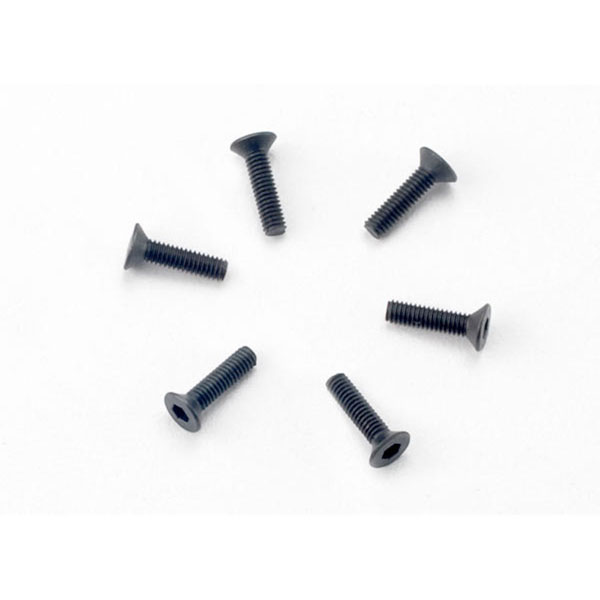 Traxxas Vis btr tête fraisée 2.5x10 mm (6) 2523