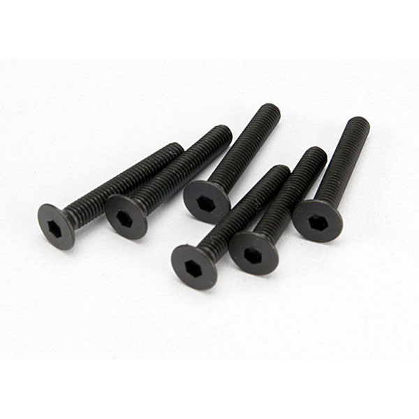 Traxxas Vis BTR tete fraisee 3x20mm (6) 4857 – Image 1