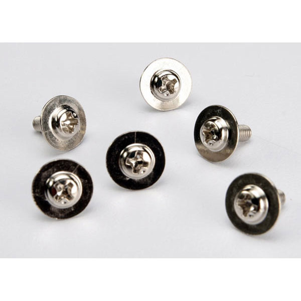 Traxxas Vis BTR tête plate 3x8 mm (6) 3185X