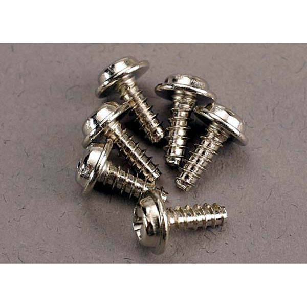 Traxxas Vis BTR tete plate 3x8 mm (6) 3290 – Image 1