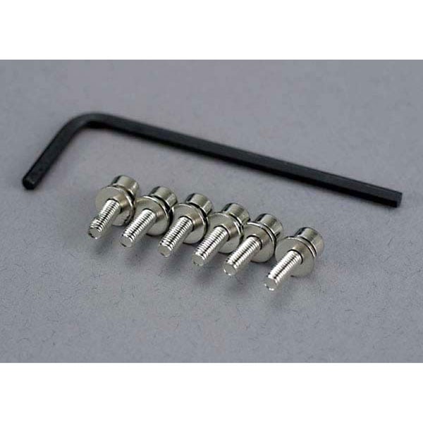 Traxxas Vis BTR tete ronde 3x10 mm (6) 3159 – Image 1